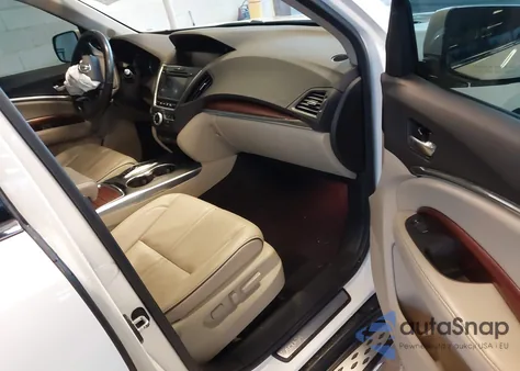 2017 Acura Mdx Advance z USA, uszkodzony, nr VIN 5FRYD4H9XHB037246